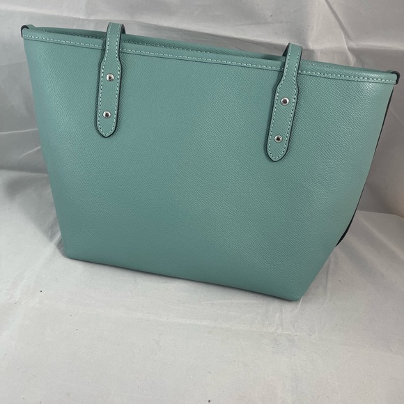 Coach Zip-Top  Tote in Signature Canvas. - Picture 6 of 8